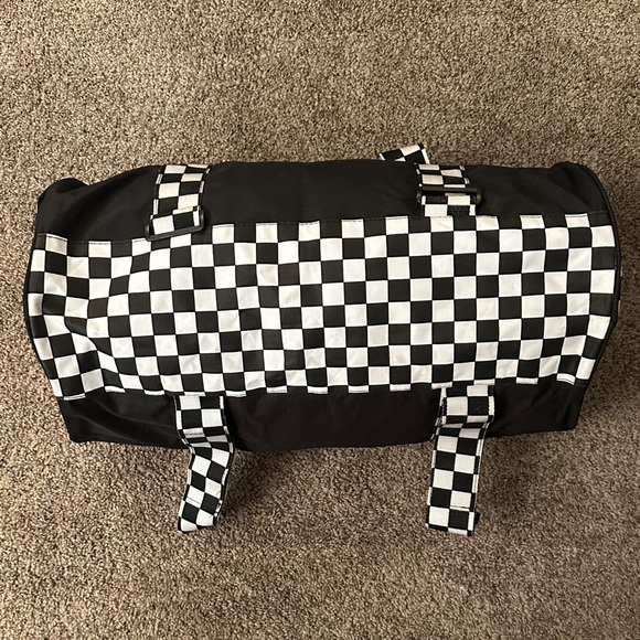 Vans Black Duffel Bag with Checkered Accents - Picture 8 of 13